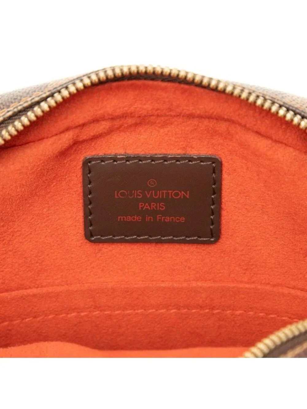 Louis Vuitton Damier Ipanema PM Crossbody Shoulder Bag Brown Leather
